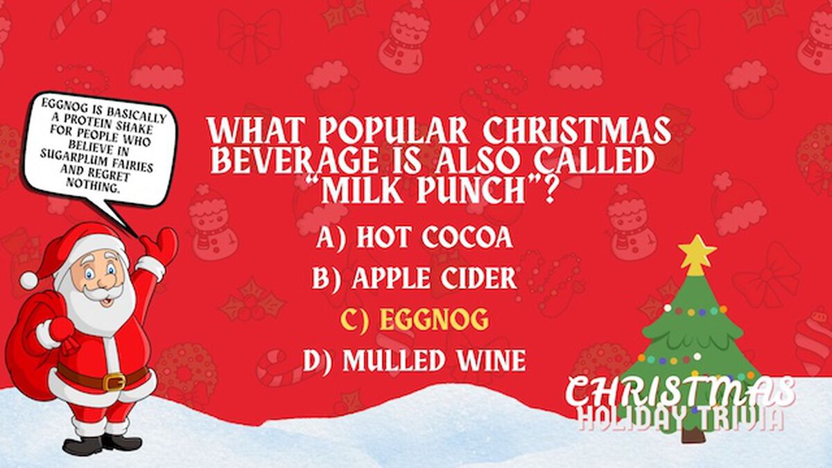 Christmas Holiday Trivia - Fun Facts Edition image number null